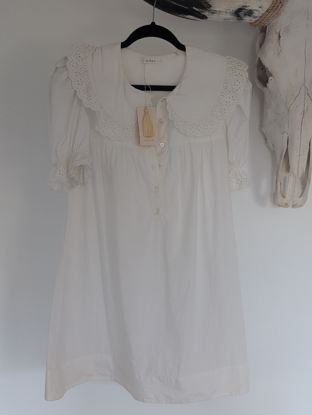 Doen Birdie Dress Salt Small NWT